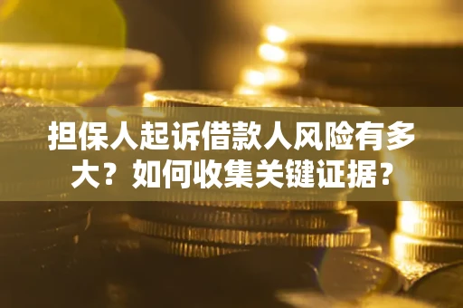 北京担保人起诉借款人风险有多大？如何收集关键证据？
