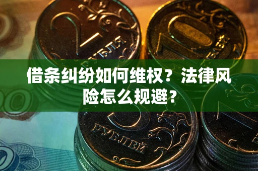 北京借条纠纷如何维权？法律风险怎么规避？