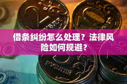 北京借条纠纷怎么处理？法律风险如何规避？