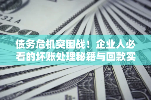 北京债务危机突围战！企业人必看的坏账处理秘籍与回款实战指南